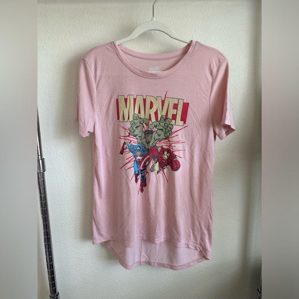 Marvel Pink Superhero T-Shirt